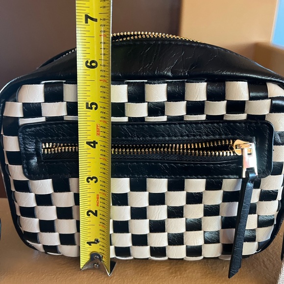 Universal Thread Black and White Checkered Crossbody Bag - Picture 10 of 11